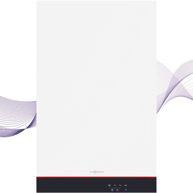 Viessmann Vitodens 100-W heat-only (regular) gas boiler, front view