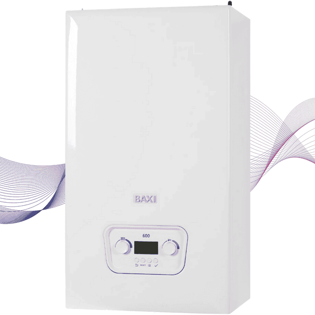 Baxi 600 24kW gas boiler – front or angled view – BoxHeat