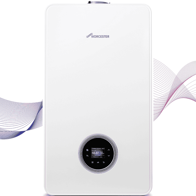 Worcester Bosch Greenstar 4000 gas system boiler, front view
